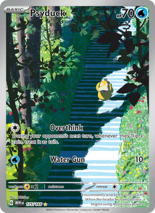 Psyduck 175/165 — 151 Pokémon card