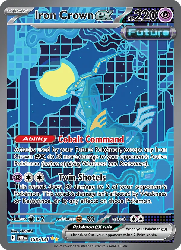 Iron Crown ex 158/131 — Prismatic Evolutions Pokémon card